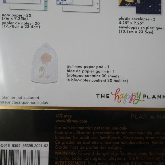 NEW Happy Planner Disney Princess Classic Planner Companion Folders Papers - Picture 14 of 16